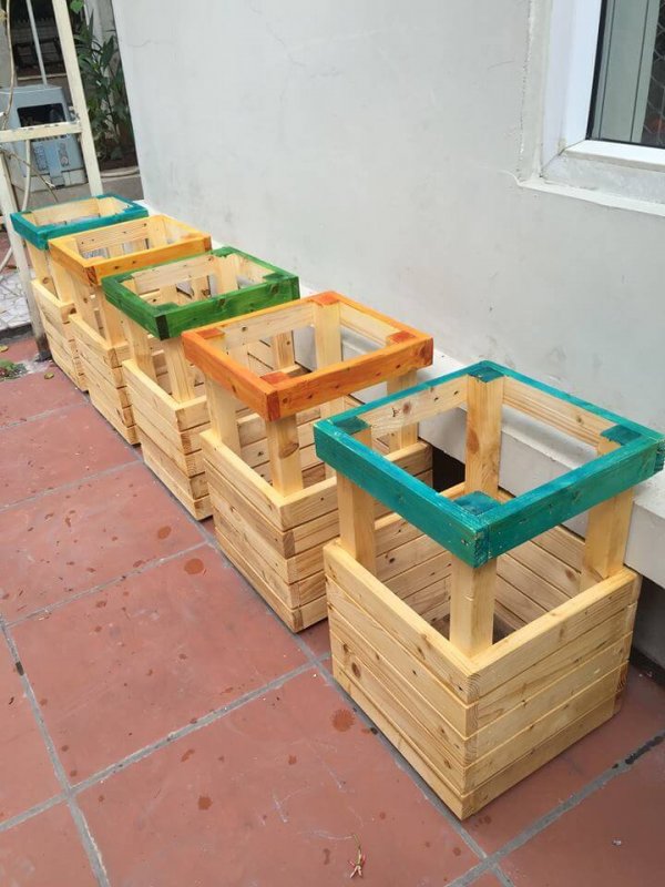 Chậu gỗ trồng cà chua cao cấp Famifarm Tomato Box TB93045
